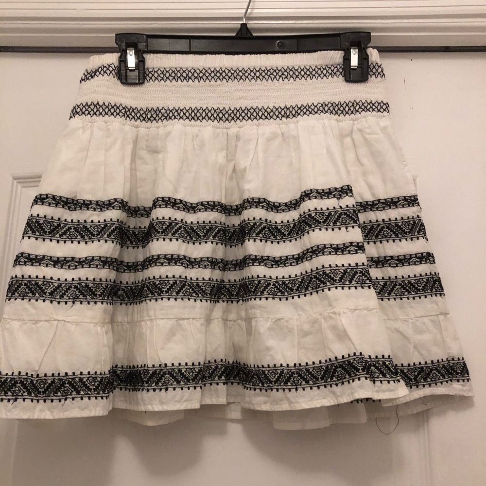Charlotte Russe bohemian mini flared skirt